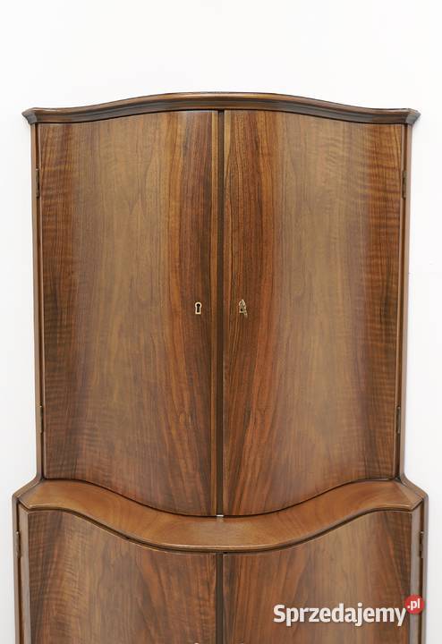 Antyczna narożna komoda z drewna orzechowego Meble Jerka sprzedam