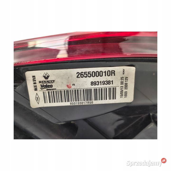 LAMPA PRAWA Renault Megane III Kombi 0816r TYLNA Chełm sprzedam