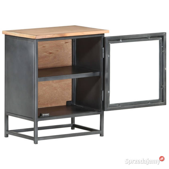 Szafka nocna szara 40 x 30 x 50 lite drewno mazowieckie Warszawa sprzedam