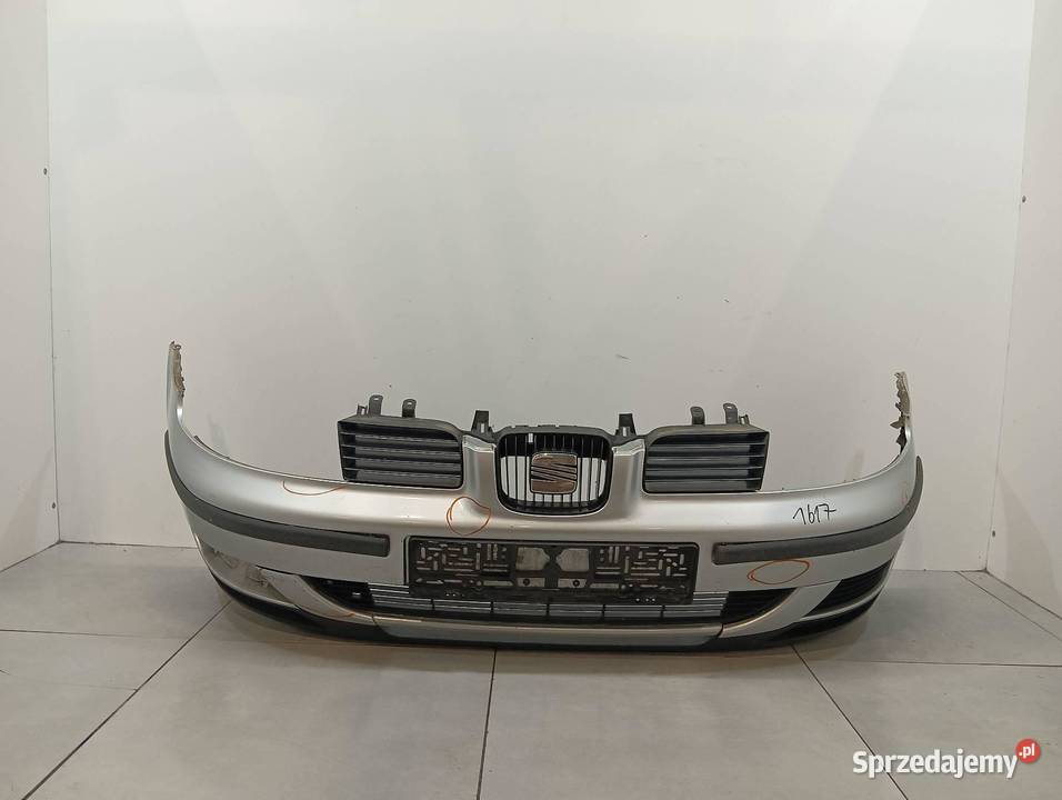 ZDERZAK PRZÓD SREBRNY TOLEDO II Seat Leon I sprzedam