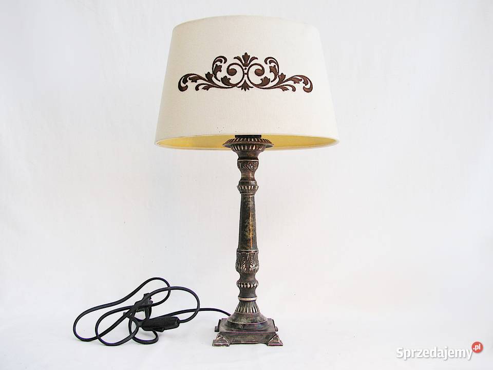 Lampka nocna mosiądz II Szczecinek sprzedam