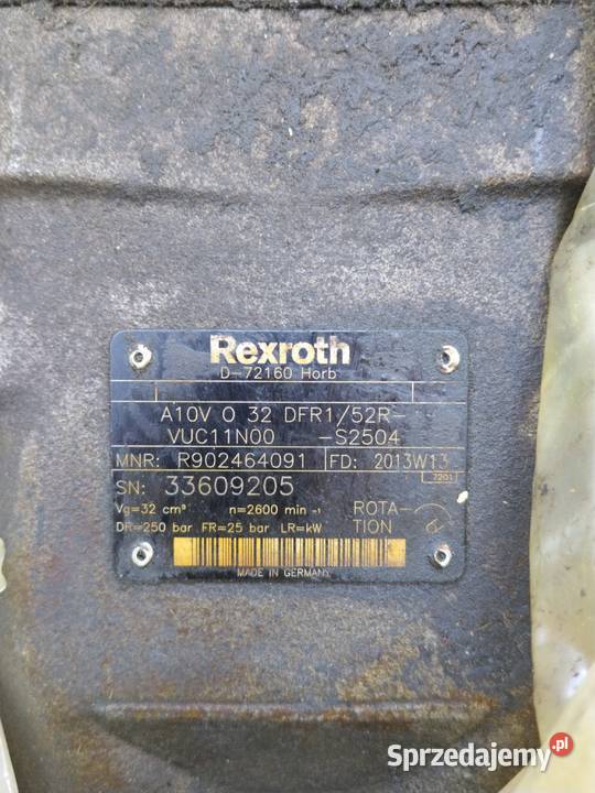PompaBosch Rexroth model A10V O 32 DFR152R Wrocław