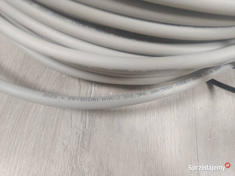 3x25 przewód elektryczny 100m nowy Grudziądz sprzedam