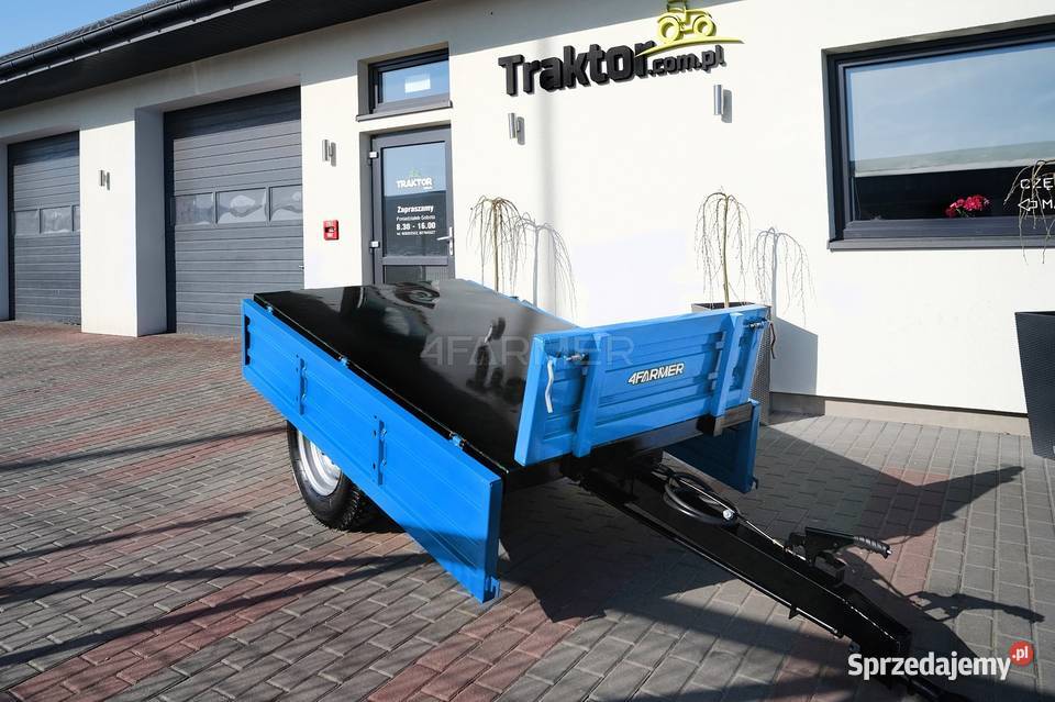 Przyczepa rolnicza jednoosiowa 15T z kiprem Tajęcina