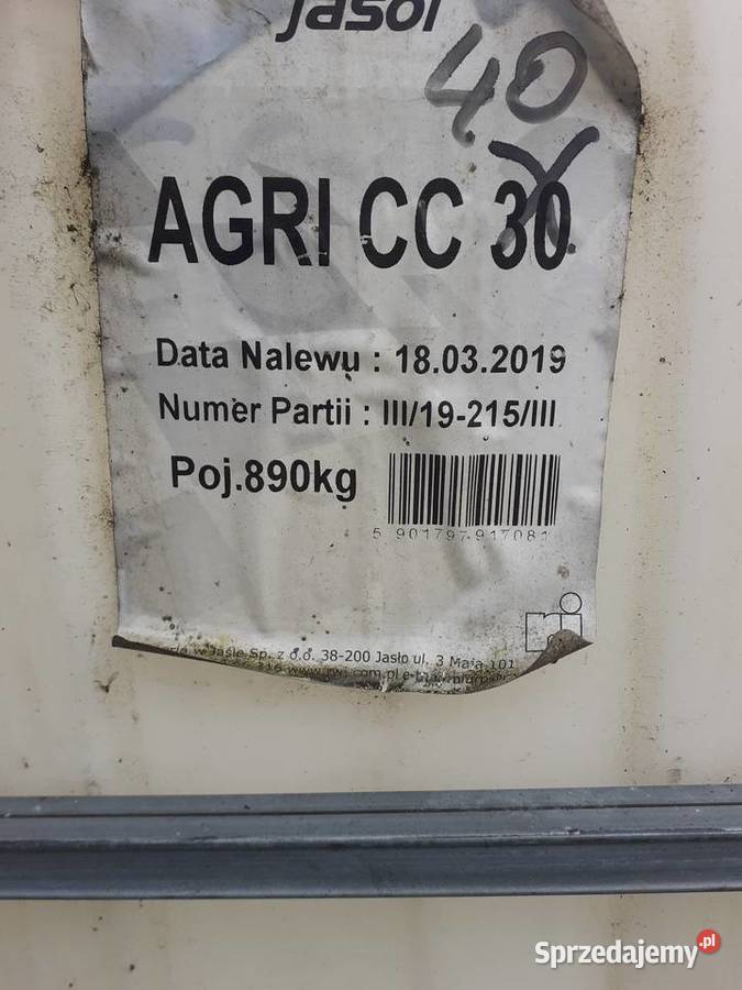 Olej silnikowy JASOL AGRI CC40 81l Somonino sprzedam