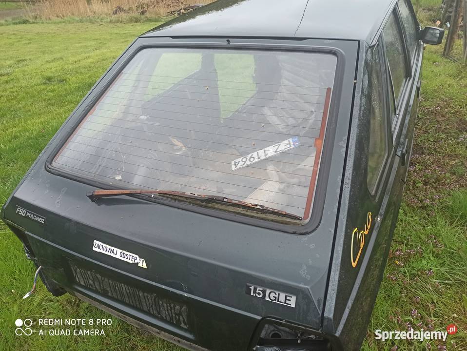 Klapa Polonez tył części blacharskie Deszczno sprzedam