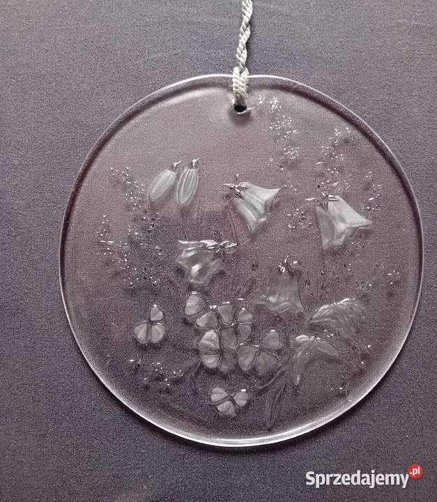 Kryształowa zawieszka łapacz słonca Walther Glas wielkopolskie Koźminek