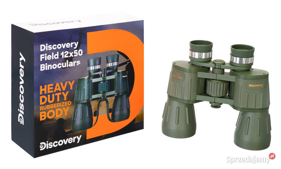 Lornetka Levenhuk Discovery Field 12x50 zestaw
