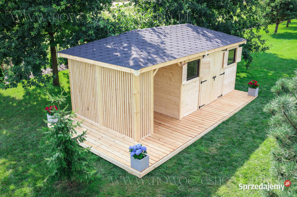 Domek narzędziowy Altana ogrodowa 4x6m Torino 1 Domki narzędziowe Łomża sprzedam