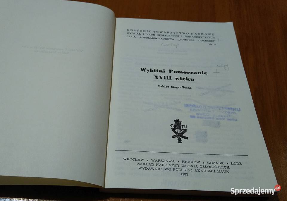Wybitni Pomorzanie XVIII wieku szkice
