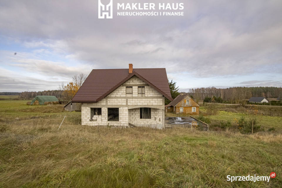 Siedlisko z rozpoczętą budową domuPrzejma Wysoka Przejma Wysoka sprzedam