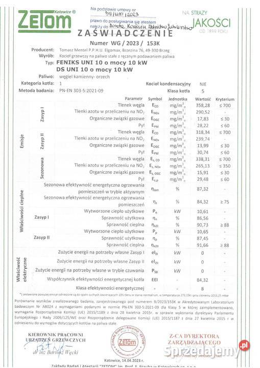 Kocioł Piec co 10 kw węglowy Warszawa