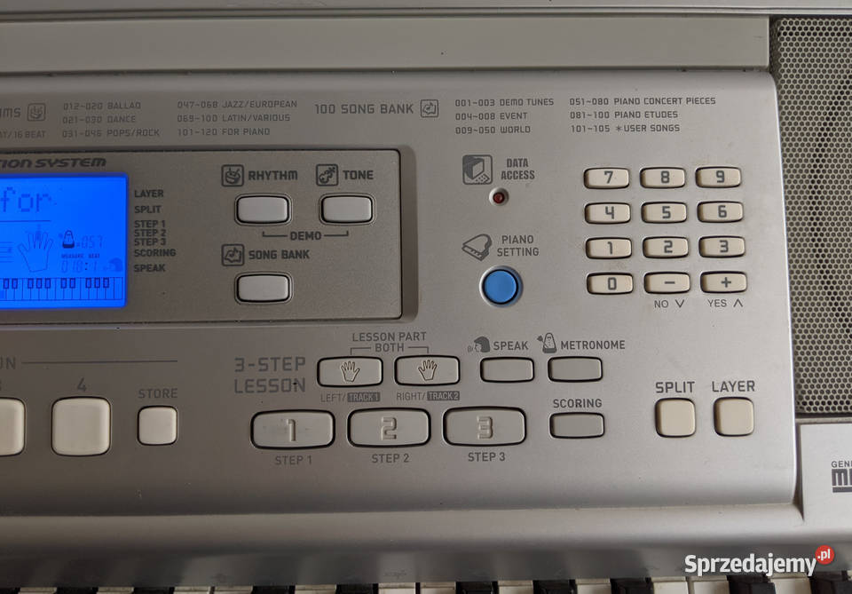 Keyboard CASIO CTK 810 z USB 515 barw Lubin