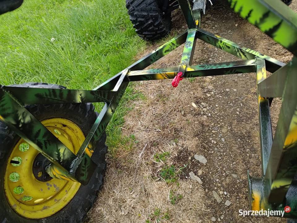 Przyczepka do drewna okrągłego wózek do bali Brzozów