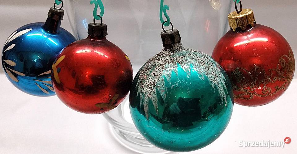 bombki choinkowe PRL Bukowno