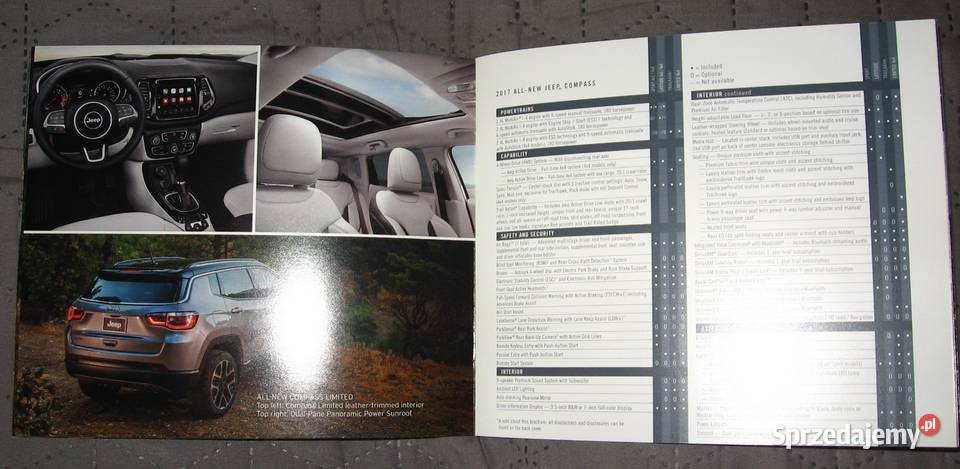 JEEP 2017 prospekt katalog Kępice