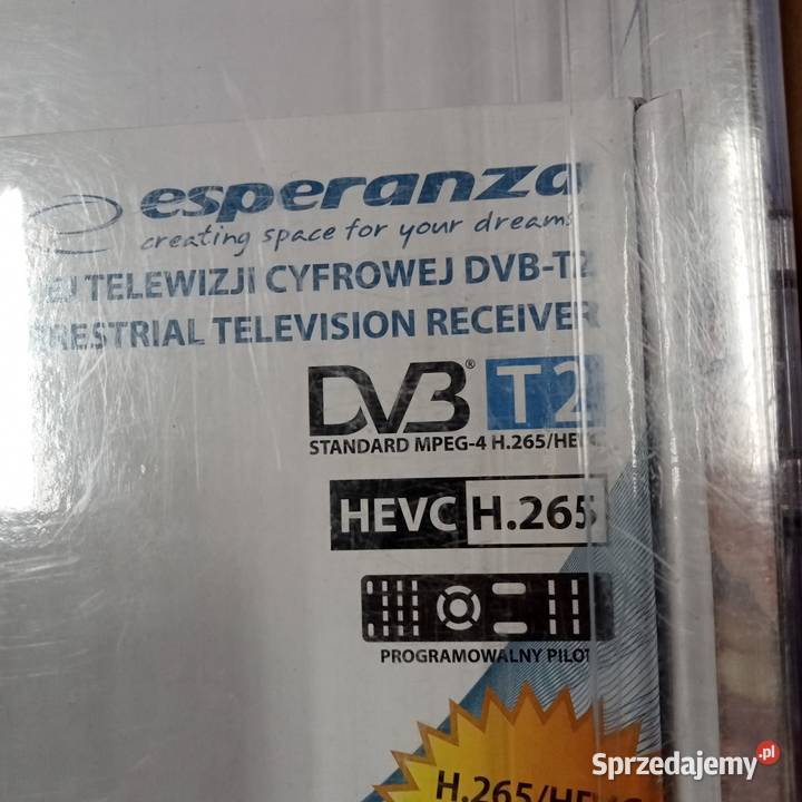 Dekoder DVBT 2 Esperanza nowy Sosnowiec sprzedam