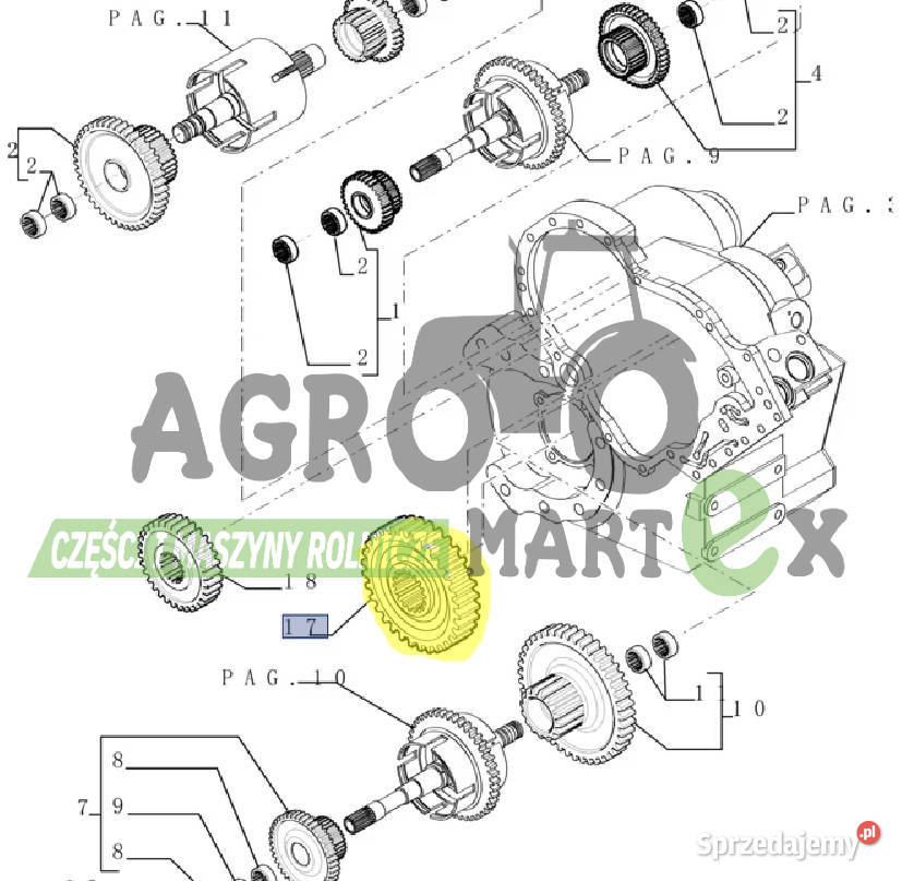 76086214 KOŁO ZĘBATE CNH dolnośląskie Wichrów