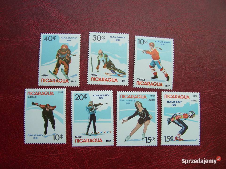 Nikaragua 1988 MNH Mi 273844 Sport Olimpiada Tychy