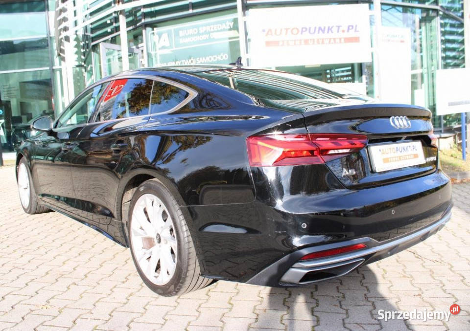 Audi A5 2022r Gwarancja IWŁ ASO FV23 Kamery nieuszkodzony Chorzów