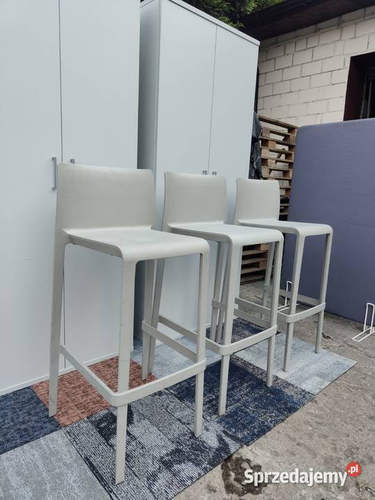 4 x hoker Pedrali Volt 678 wysoki barowy szary