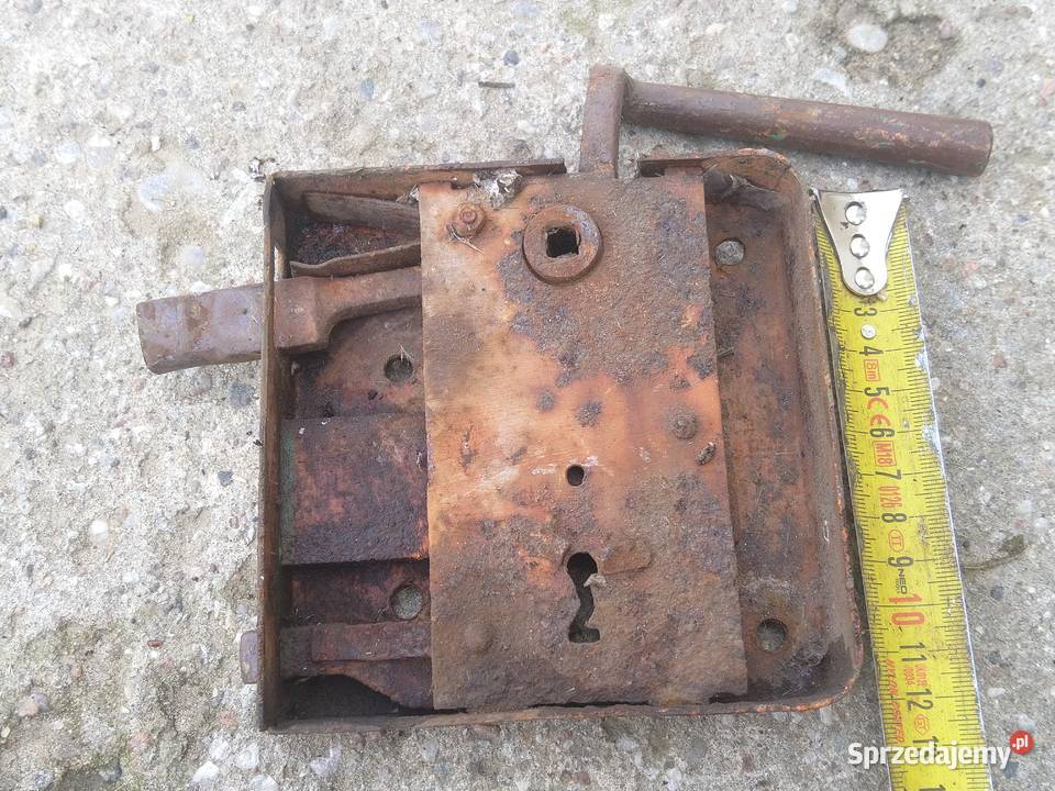 zamek klamka do starych drzwi bramy furtki podlaskie Goniądz