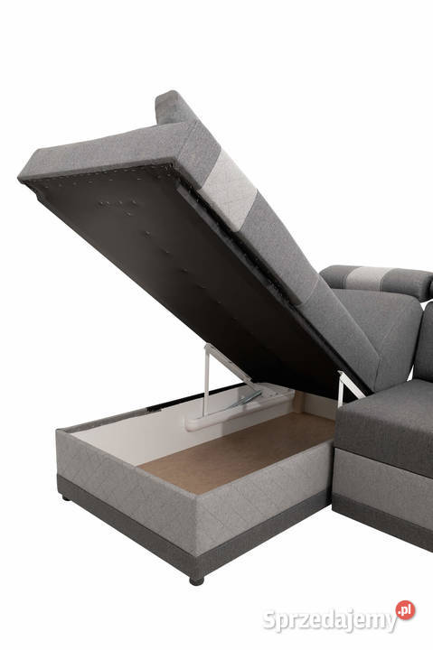 Narożnik Szary Duży z Funkcją Spania WOJTEK Rzeszów sprzedam
