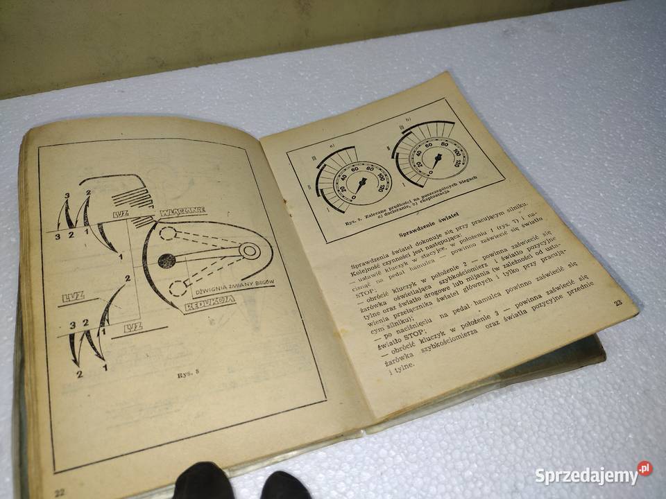 Książka Instrukcja obsługi motocykl WSK Oryginał Rok wydania 1980 podkarpackie Łańcut