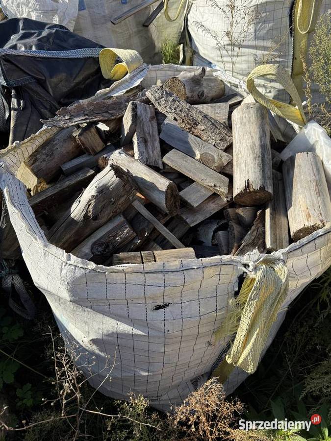 Opał zrzyny suche drewno opałowe sosna BIG BAG