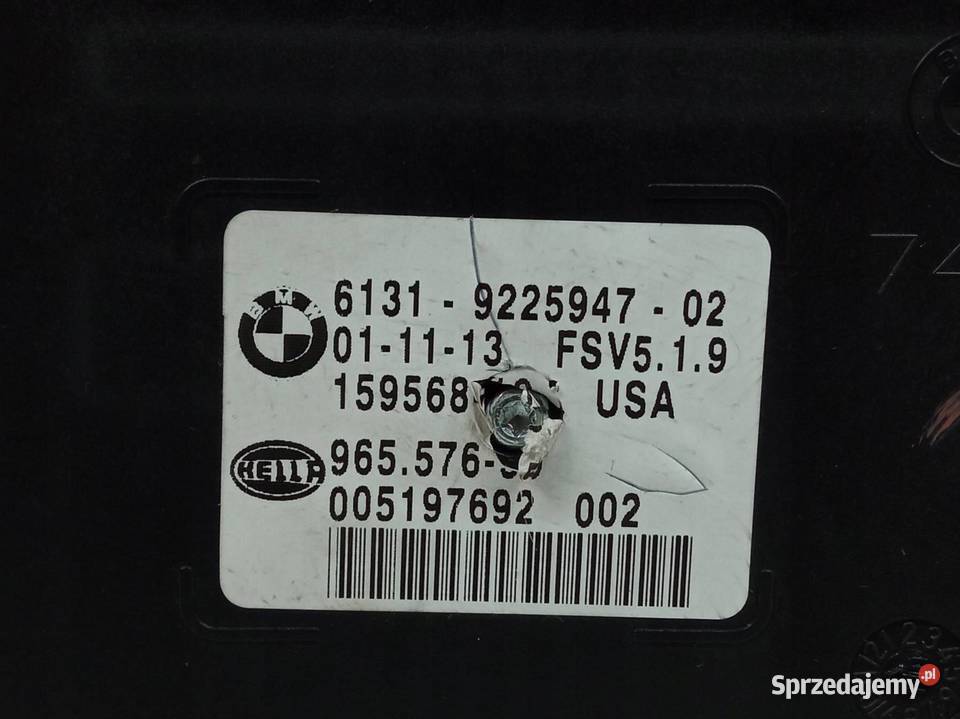 LAMPKA PODSUFITKI 9225947 Bmw X6 I 20092014 E71 osobowe świętokrzyskie