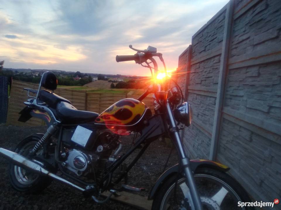 Kingway chopper 50 motorower bagażnik