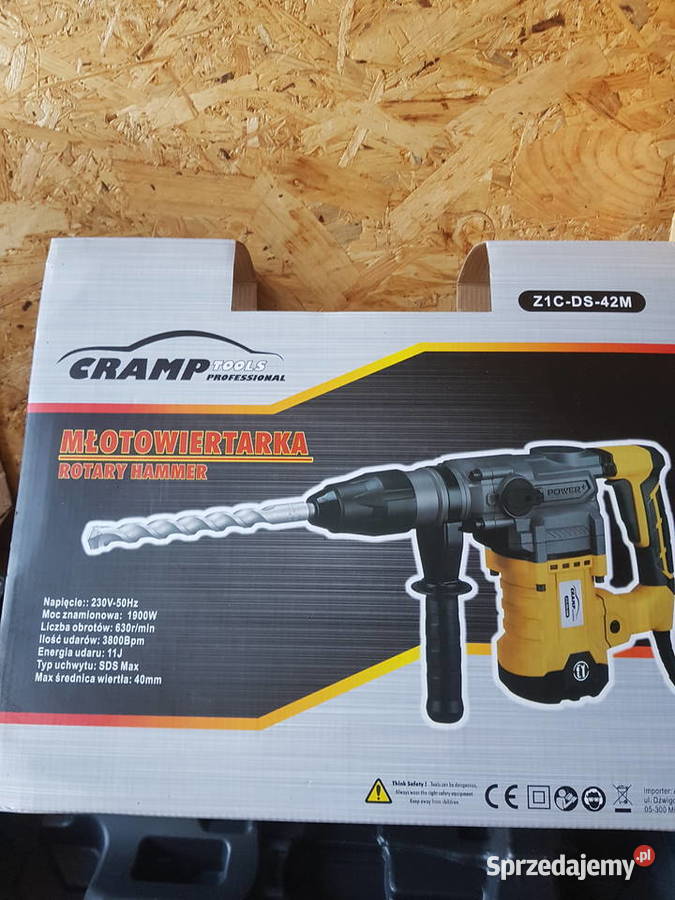 Młotowiertarka młot CRAMP SDS 1900 W 11 J Głogowa