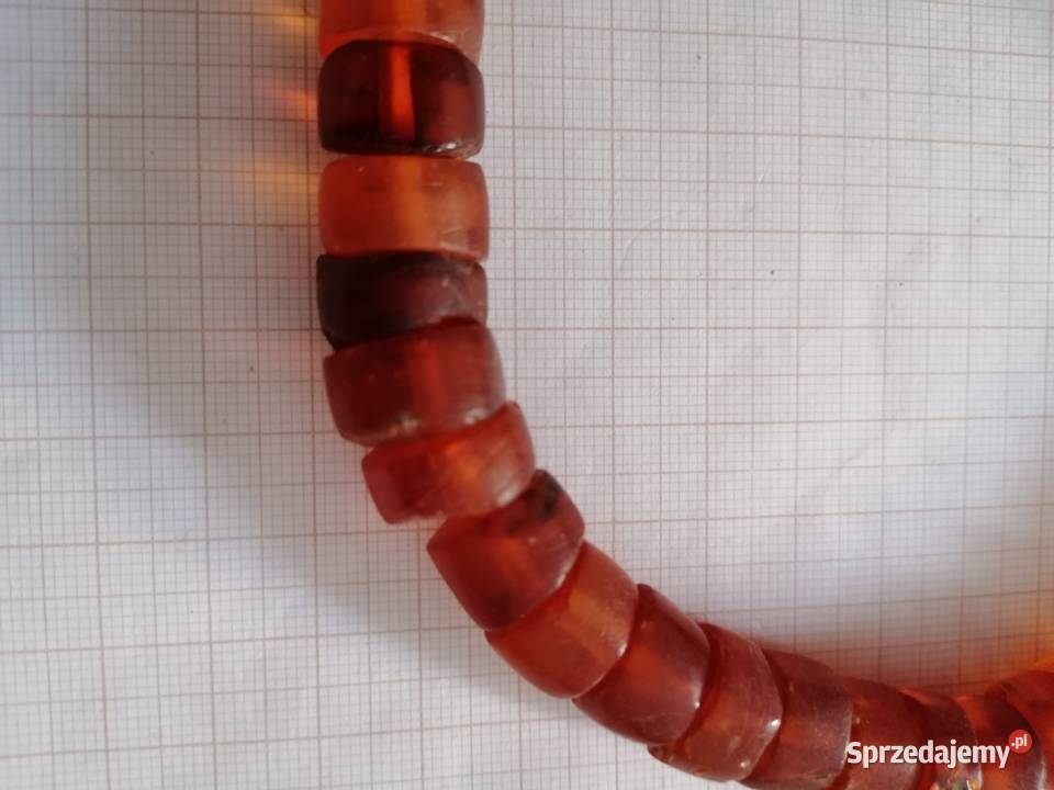 Stary Naszyjnik Bursztyn Vintage Białystok