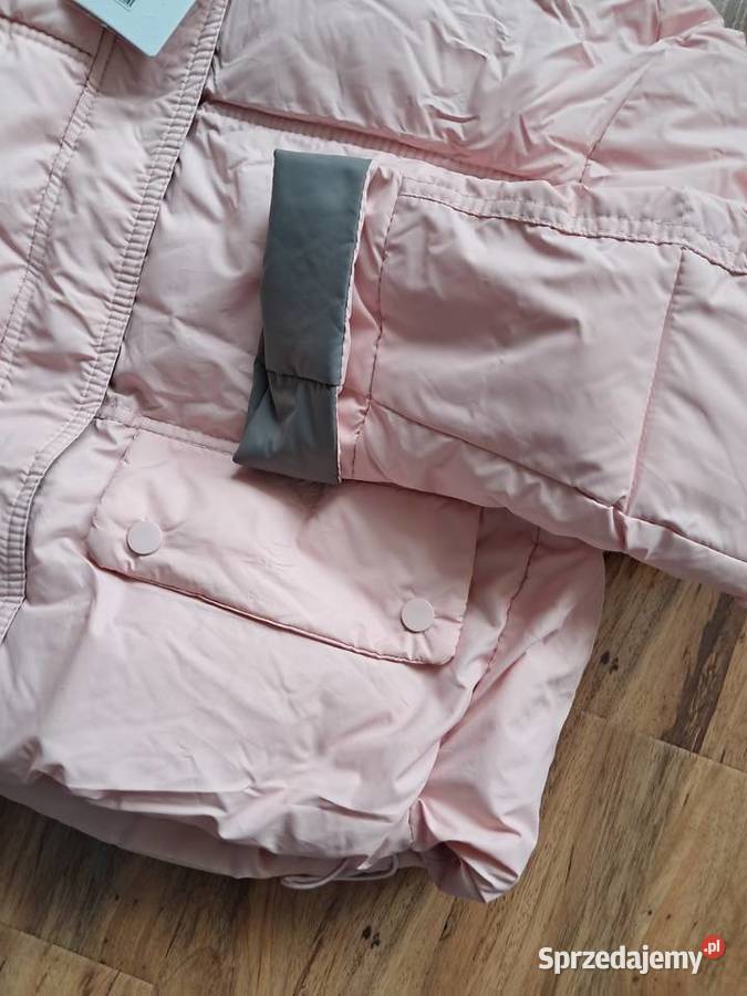 nowa kurtka ze stójką w kolorze pudrowy róż świętokrzyskie Sandomierz