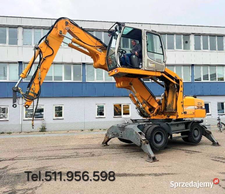 Koparka kolowa przeladunkowa Liebherr A 316 Kabina