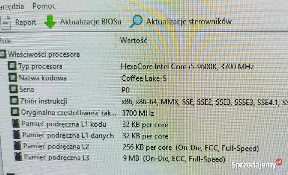 Procesor Intel core i59600k Core i5