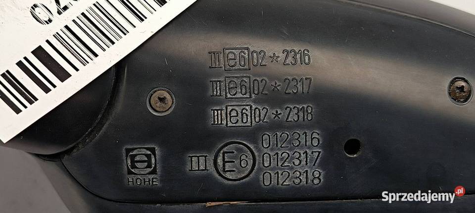 LUSTERKO LEWE AUDI A4 B5 osobowe