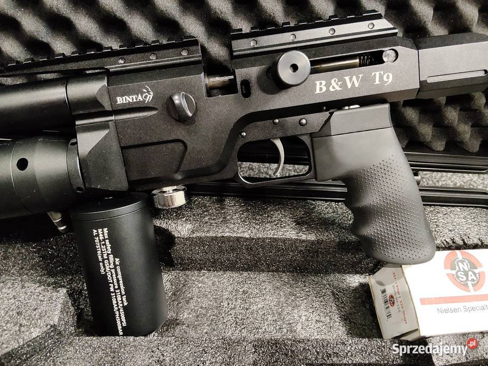 Wiatrówka PCP BINTAC T9 9mm semiauto Tłumik Sport i Wypoczynek śląskie Częstochowa