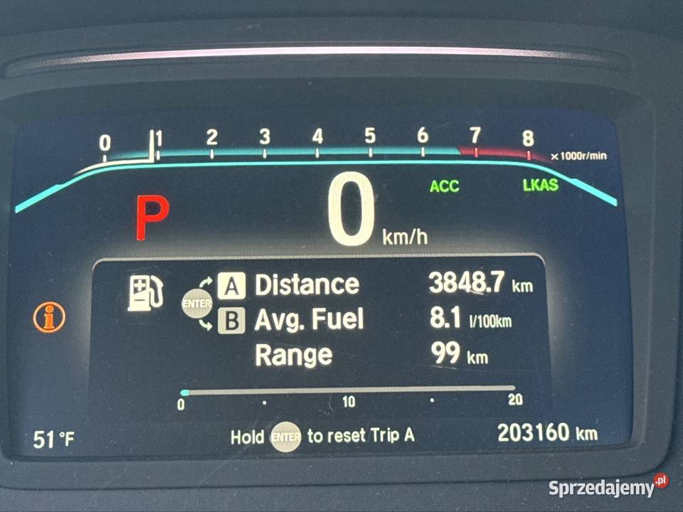 Honda Odyssey 35 V6 8 osób gniazdo USB Pruszków