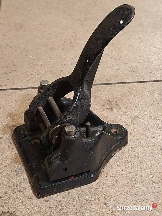 Stary dziurkacz biurowy żeliwny Antyki, Sztuka, Kolekcje śląskie Chorzów