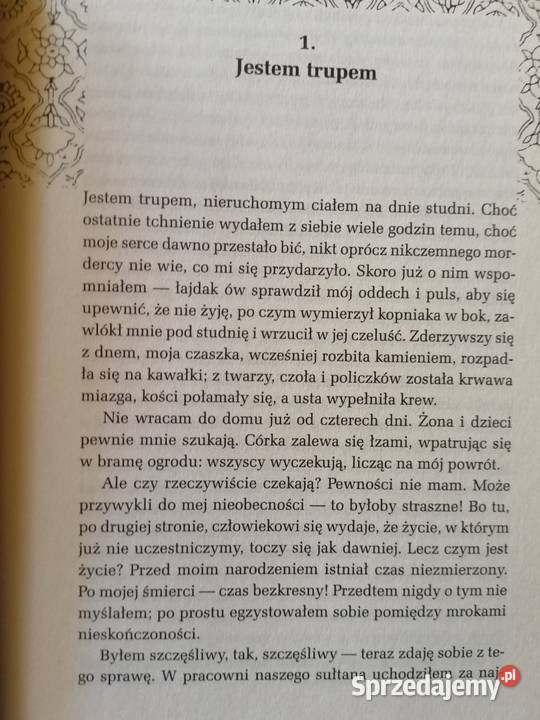 Pamuk Nobel literatura Nazywam się Czerwień Proza i poezja Warszawa