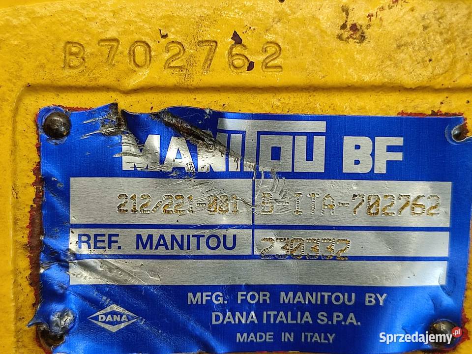 Dyferencjał 9X35 230332 Manitou MT 1337 SL Wilkowo