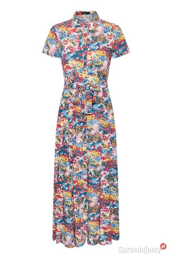 Długa kolorowa sukienka Soaked in Luxury L 40 Odzież damska Szczecin
