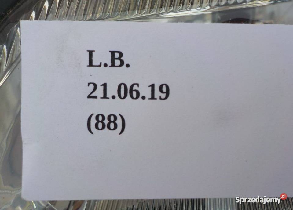 REFLEKTOR LAMPA LEWY PRZÓD OPEL VECTRA B LIFT Nowy Tomyśl