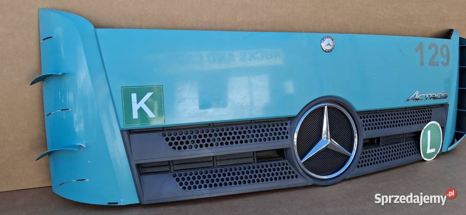 MERCEDES ACTROS MP4 MASKA GRILL ATRAPA KOMPLETNA Bieleń sprzedam