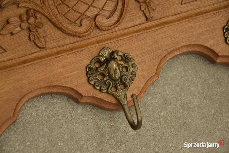 wieszak dębowy ścienny 131 łódzkie sprzedam