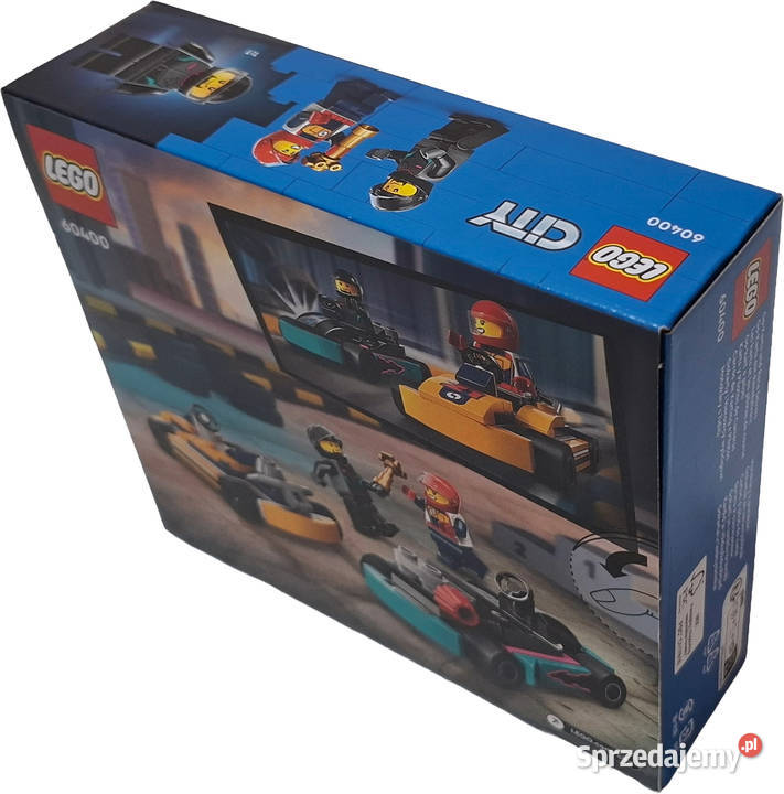 Klocki Lego City Gokarty i kierowcy wyścigowi śląskie Czeladź