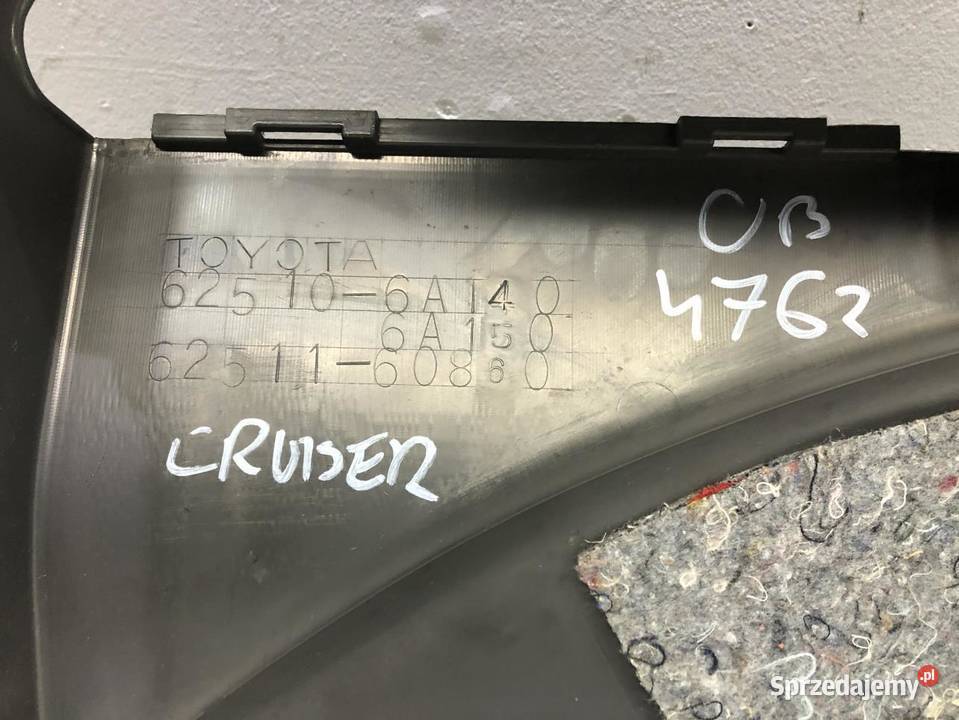 BOCZEK BAGAŻNIKA PRAWY TYŁ TOYOTA LAND CRUISER sprzedam