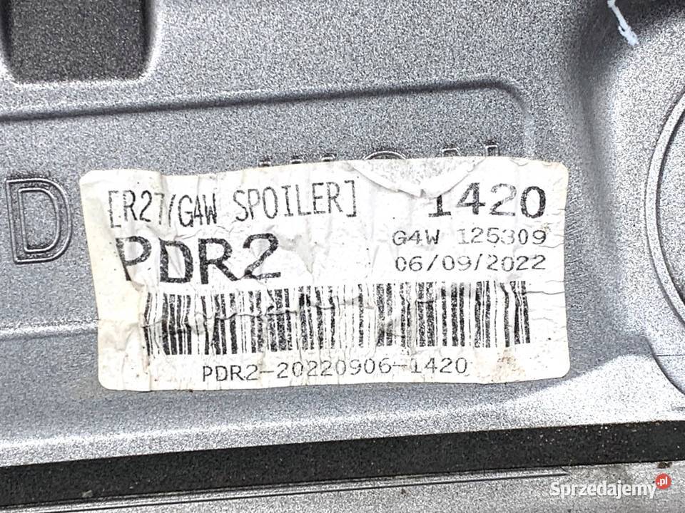 SPOILER TYŁ HYUNDAI i30 Kombi 87250G4200 osobowe sprzedam