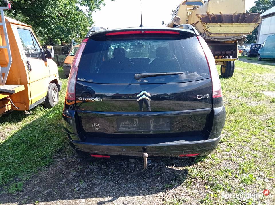 Citroen C4 Grand Picasso 20 103 kW 2008 r dawca osobowe wielkopolskie Szklarka Myślniewska